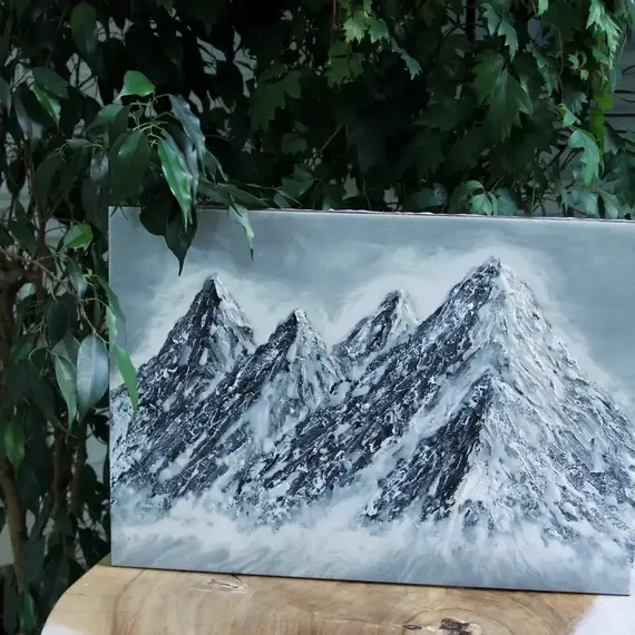 Мастер класс по эпоксидной смоле в смешанной технике 