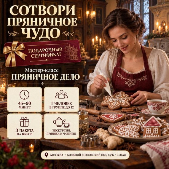 Мастер-класс ПРЯНИЧНОЕ ДЕЛО. Инфографика 1
