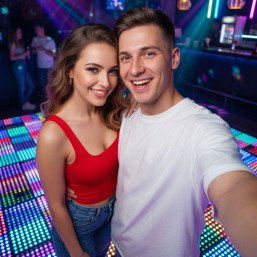 Свидание на интерактивном полу