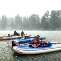 Сплав на SUP-бордах по реке Протва
