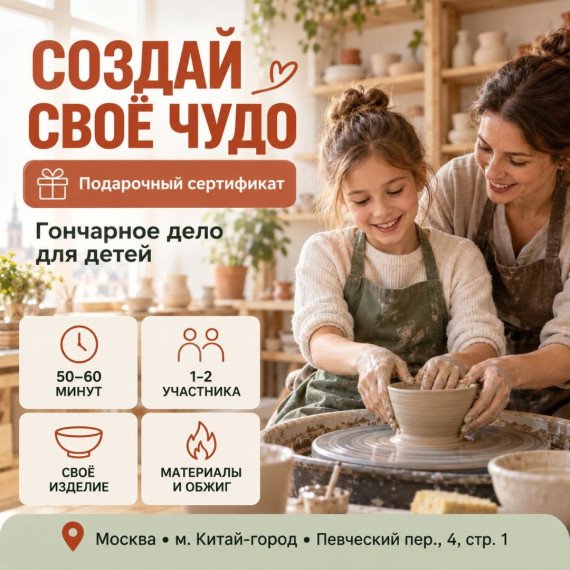 Гончарное дело для детей. Инфографика 1