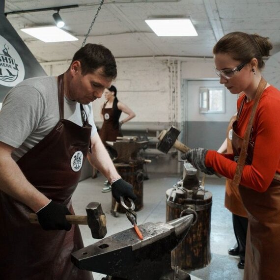 Мастер-класс для взрослых по кузнечному делу - изображение 3