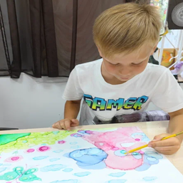 Мастер класс  для детей по живописи