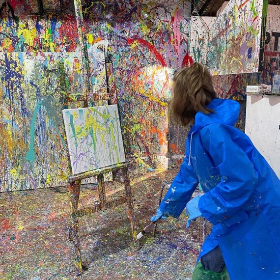 Художественный мастер-класс Дриппинг - изображение 2