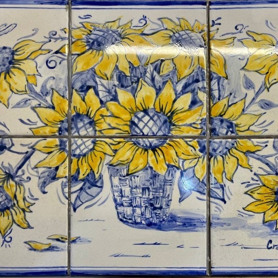 Мастер класс Роспись плитки Azulejo. Главное фото