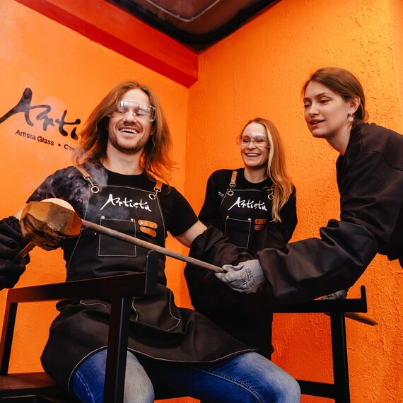 Стеклодувный МК Стакан Ледяная Хрупкость - изображение 1