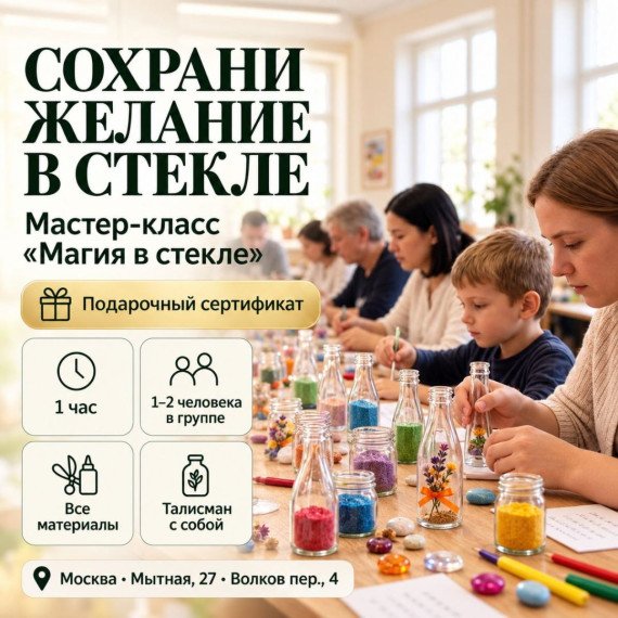 Мастер-класс «Магия в стекле». Инфографика 1