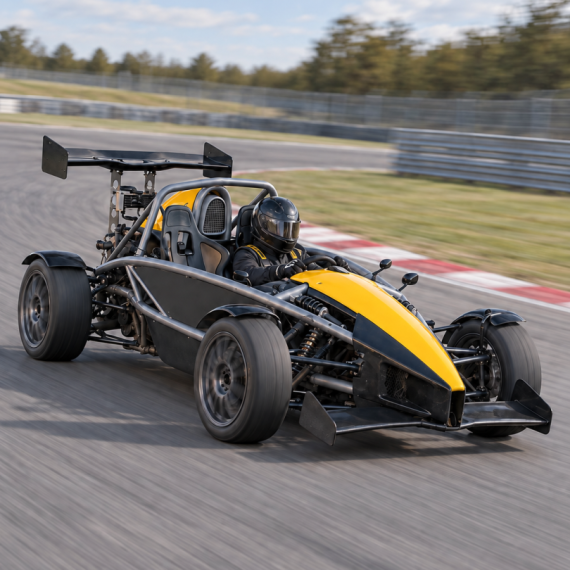 Заезд на спорткаре Ariel Atom на гоночном треке