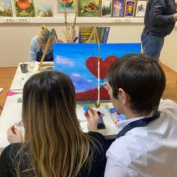 Арт свидание Рисование картины