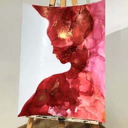 Мастер-класс по рисованию спиртовыми чернилами