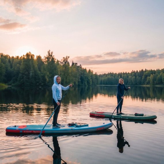 Сплав на SUP-бордах по реке Протва. Фото 5