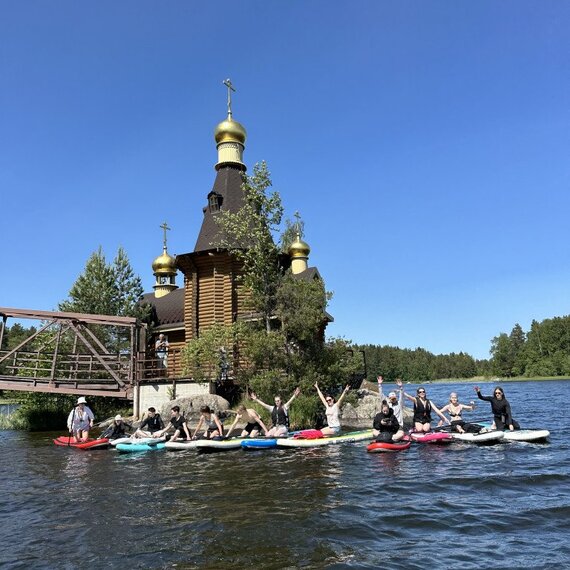 Прогулка на сапах по реке Вуоксе. Фото 4