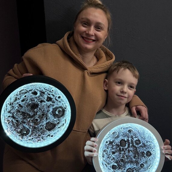 Мастер-класс по светящимся картинам. Главное фото