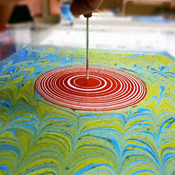 Эбру (рисование на воде) - изображение 1