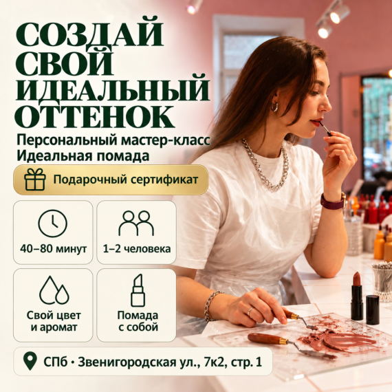 Персональный мастер-класс Идеальная помада. Инфографика 1