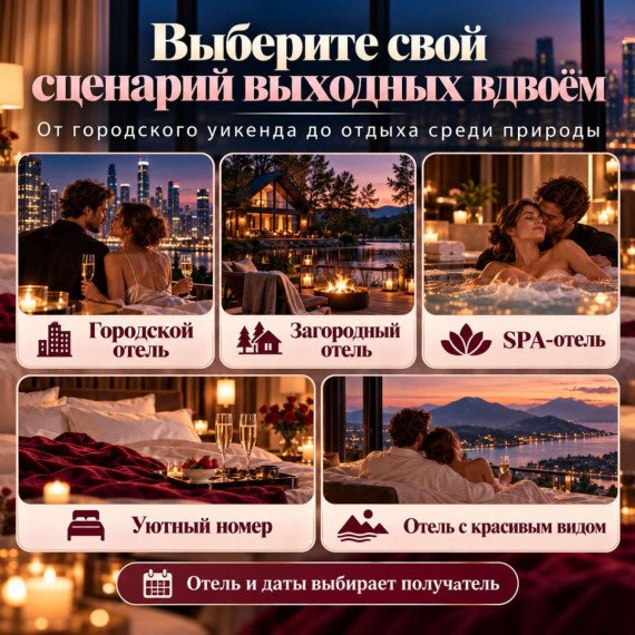 Выходные, которых не было. Романтический уикенд для пары
