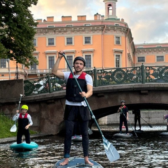 SUP прогулка по центру Петербурга