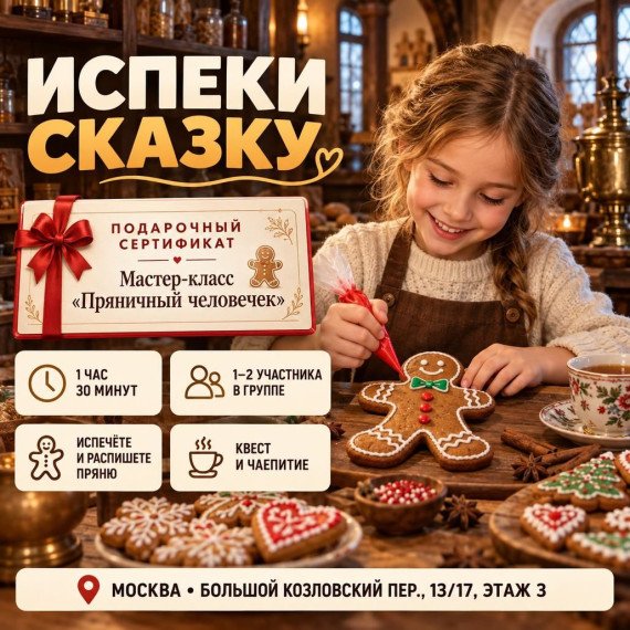 Мастер-класс Пряничный человечек. Инфографика 1