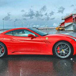 Заезд на Ferrari California
