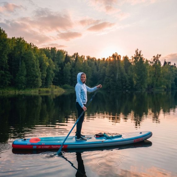 Сплав на SUP-бордах по реке Протва. Главное фото