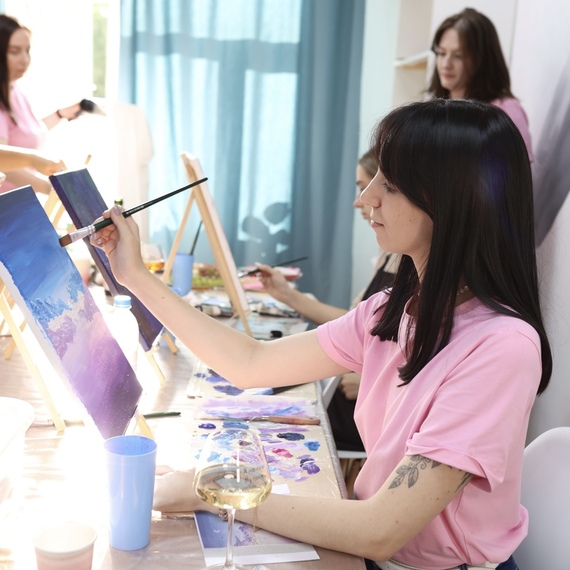 Мастер класс Интерьерная картина с золочением поталью - изображение 1