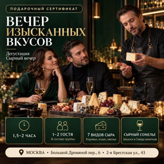 Дегустация Сырный вечер. Инфографика 1