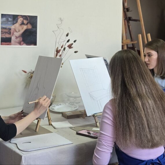 Мастер класс Рисование картины акриловыми красками - изображение 1