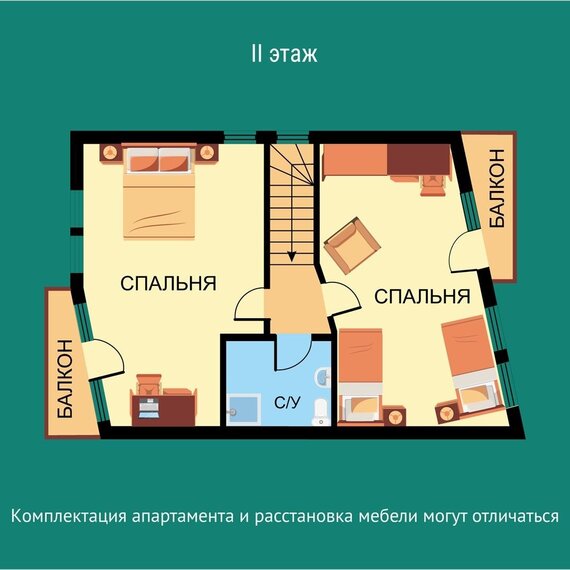 Апартаменты в коттеджах «Рапсодия» с сауной. Фото 15