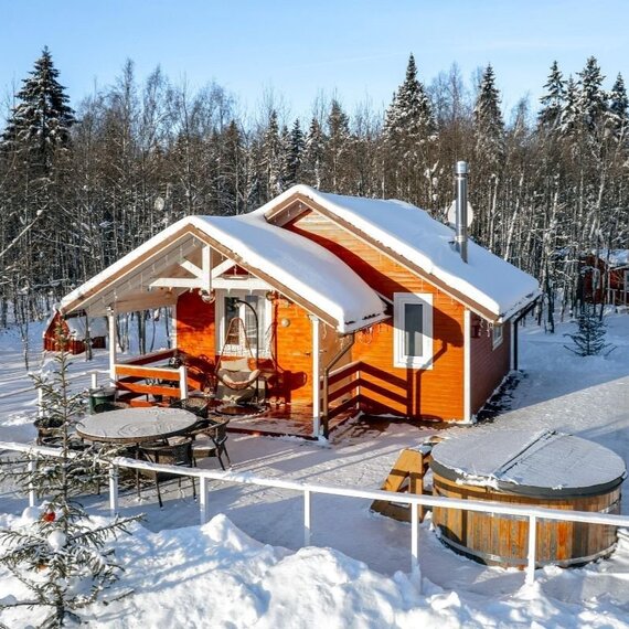 ДОМ У ОЗЕРА С КУПЕЛЬЮ НА ДРОВАХ. Фото 14