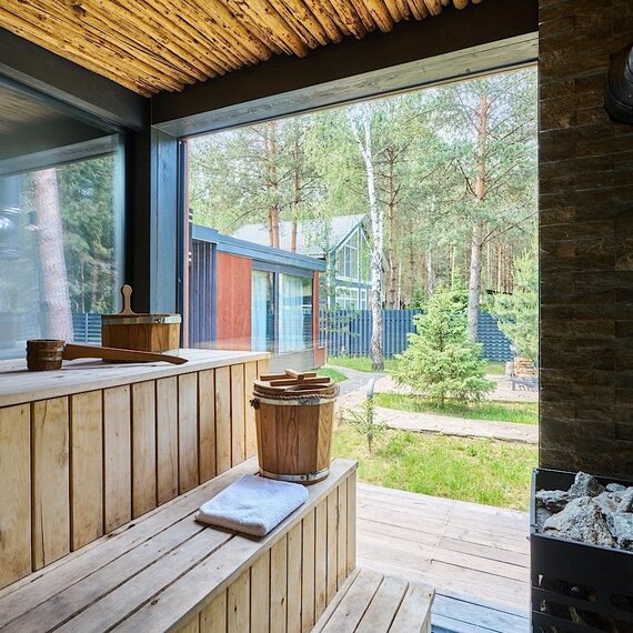 Дуплекс с баней на компанию до 6 гостей. Фото 23