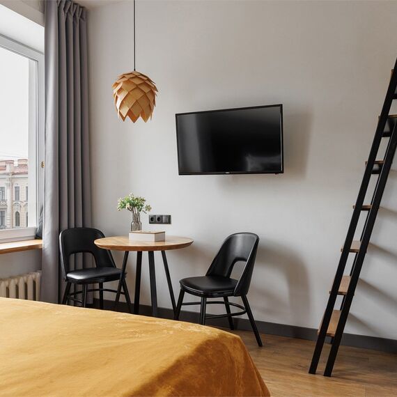 Улучшенный номер студио с видом на Невский проспект DBL+SINGLE/TRIPLE. Фото 21