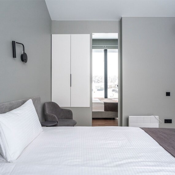 Семейный дом с 2-мя спальнями, сауной и террасой на 2 этаже без купели. Фото 28