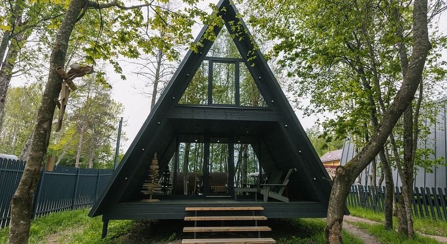 Гостевые дома у водоёма ЁLKI Правдинское озеро A-frame - Фото 1