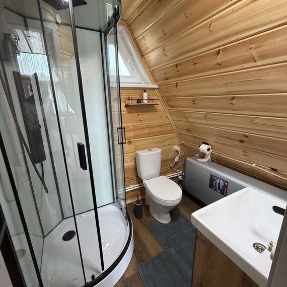 A-frame «Графит» домик из дерева 4х местный. Фото 7
