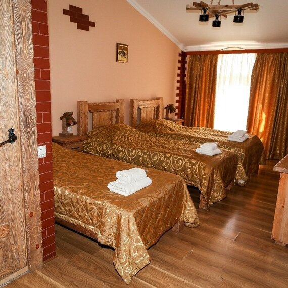 Трехместный номер с раздельными кроватями. Фото 4