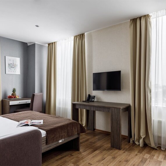 Семейный Люкс 2-х комнатный (2 двуспальные кровати-трансформеры). Фото 9