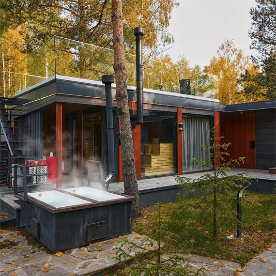 Дуплекс с баней на компанию до 6 гостей. Фото 1