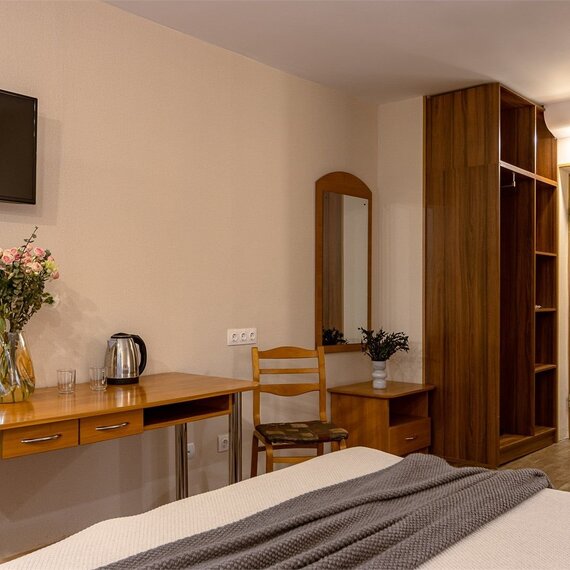 Стандартный номер с 1 кроватью. Фото 9