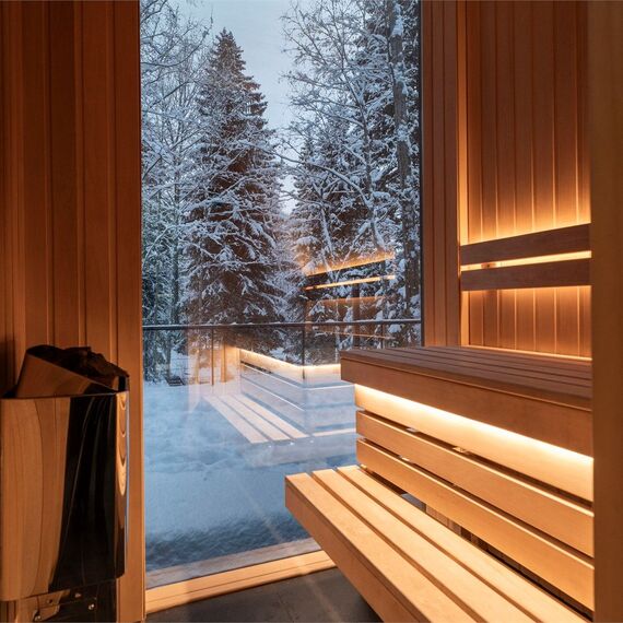 Дом для семьи или компании с 2-мя спальнями сауной и купелью. Фото 43