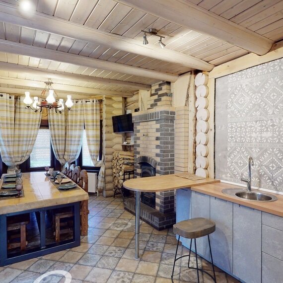 Коттедж с баней и чаном. Фото 5