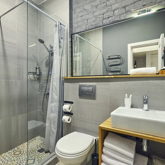 Улучшенный номер студио с видом на Невский проспект DBL+SINGLE/TRIPLE. Фото 11