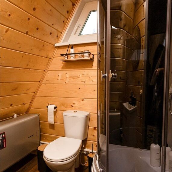 A-frame «Петрол» домик из дерева 4х местный. Фото 21