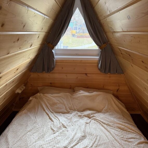 A-frame «Графит» домик из дерева 4х местный. Фото 6