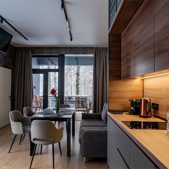 Дом для семьи или компании с 2-мя спальнями сауной и купелью. Фото 26