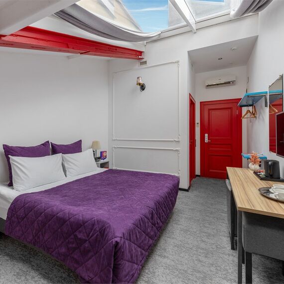 Номер с мансардным окном SKY LOFT. Фото 1