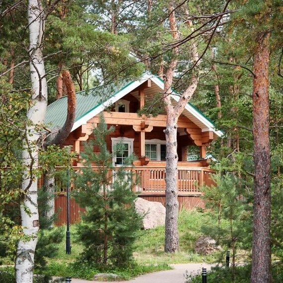 Семейный коттедж с детской мансардой 60 кв.м.. Фото 1