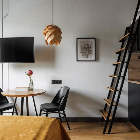 Улучшенный номер-студио с видом на Невский проспект DBL+SINGLE. Фото 9