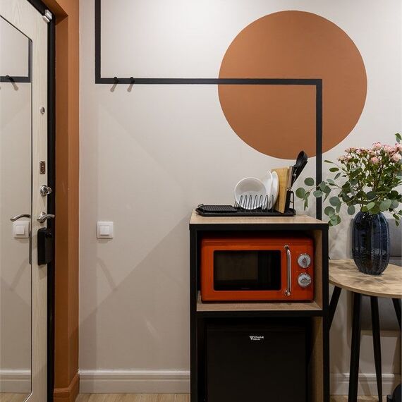 Одноместные Апартаменты с кухней. Фото 9