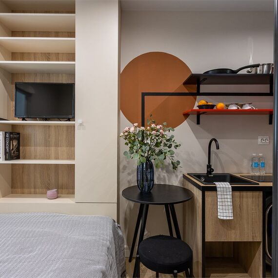 Стандартные Апартаменты с кухней. Фото 3