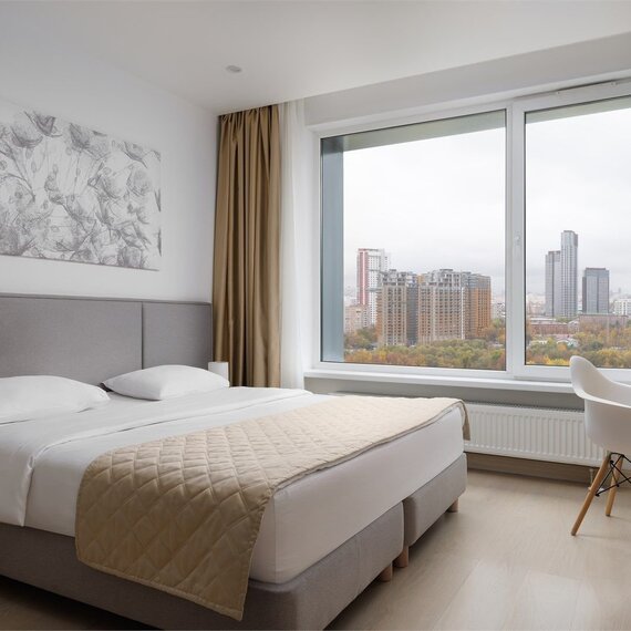 Стандарт с одной большой кроватью (Ботаника). Фото 17